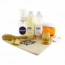 CHEMOTION Leather SET - lederreinigung und Pflege SET/ Cleaner + Protector + Zubehör 1 Satz